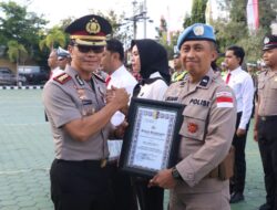 Dari Pelayanan Masyarakat hingga Prestasi Internasional, Kapolresta Banyuwangi Beri Penghargaan kepada Personel Berprestasi