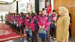 Bupati Ipuk Lepas 32 Kontingen Pramuka Banyuwangi ke Jambore Nasional ke 12 di Cibubur