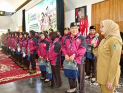 Bupati Ipuk Lepas 32 Kontingen Pramuka Banyuwangi ke Jambore Nasional ke 12 di Cibubur