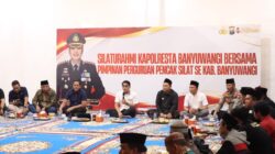 Gandeng Pendekar Jagad Blambangan, Kapolresta Banyuwangi Perkuat Barisan Jaga Harkamtibmas