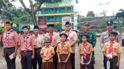 Semangat Pramuka ke-65 Menggema di Bangorejo, Danramil dan Babinsa Kawal Pembinaan Generasi Muda