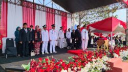 Semangat Kemerdekaan, Koramil 0825/17 Muncar Sukseskan Upacara HUT ke-81 RI