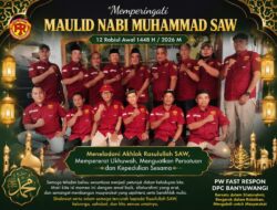PW Fast Respon DPC Banyuwangi Ajak Teladani Akhlak Rasulullah di Momentum Maulid Nabi