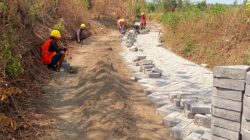 Jalan Lorokan–Sidowayah Kejayan Dipaving 1,2 Kilometer, Progres Pekerjaan Capai 40 Persen