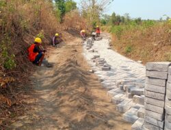 Jalan Lorokan–Sidowayah Kejayan Dipaving 1,2 Kilometer, Progres Pekerjaan Capai 40 Persen