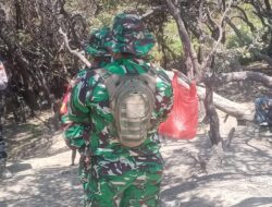 Karhutla Lereng Ijen Meluas, Kodim 0825 Banyuwangi Kerahkan Personel Pantau Titik Api