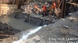 Perbaikan Sistem Rumah Pompa Depan Lippo Plaza Sidoarjo Masuk Tahap Persiapan Struktur