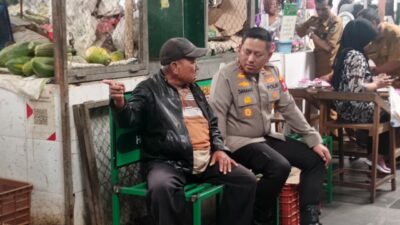 Tak Sekadar Pantau Harga, Kapolresta Malang Kota Dengarkan Keluhan Pedagang Pasar Klojen