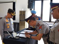 Penyegaran Organisasi, Sejumlah Pejabat Polresta Banyuwangi Berganti Posisi