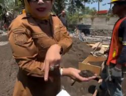 Sidak Rumah Pompa Lippo Plaza, Wabup Mimik Soroti Kualitas Material