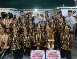 1.170 Pelajar Banyuwangi Meriahkan Lomba Kreasi Baris Berbaris