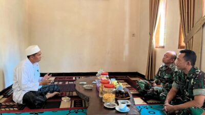 Jelang HUT ke-81 TNI, Danramil Glagah Pererat Silaturahmi dengan Tokoh Agama