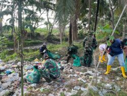 Sinergi Nyata, Koramil 0825/10 Bangorejo Bersama Warga, Sekolah, dan Sungai Watch Gelar Aksi Bersih Sungai