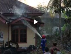 Kebakaran Kantor WiFi di Genteng Diduga Dipicu Pembakaran Sampah