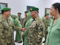 Kenaikan Pangkat Prajurit Kodim 0825 Banyuwangi, Dandim: Jadikan Momentum Tingkatkan Pengabdian