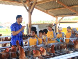 SAE Paswangi Lapas Banyuwangi Jadi Laboratorium Alam, Puluhan Siswa SD Belajar Ketahanan Pangan