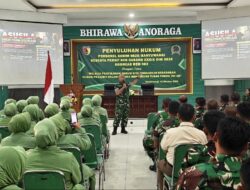 Kodim 0825 Banyuwangi Gelar Penyuluhan Hukum, Perkuat Disiplin Prajurit dan Persit