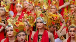 Gandrung Sewu Banyuwangi Kian Digandrungi, Ratusan Penari Berbagai Daerah di Indonesia Turut Ambil Bagian