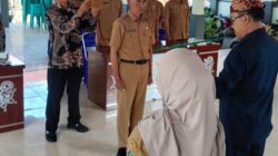 Serka Sukirno Hadiri Pelantikan Pjs Kades Sukomaju, Fathur Rohman Resmi Dilantik