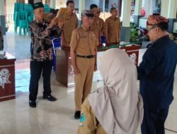 Serka Sukirno Hadiri Pelantikan Pjs Kades Sukomaju, Fathur Rohman Resmi Dilantik