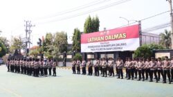 Asah Kesiapan Pengendalian Massa, Personel Polresta Banyuwangi Jalani Simulasi Dalmas
