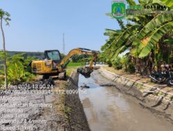 Dukung 194 Hektare Lahan Pertanian, Pemkab Pasuruan Benahi Saluran Irigasi di Rembang