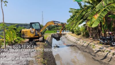 Dukung 194 Hektare Lahan Pertanian, Pemkab Pasuruan Benahi Saluran Irigasi di Rembang