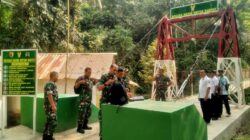 Tim Wasrik Itdam V/Brawijaya Bedah Jembatan Garuda di Songgon, Koramil 0825/20 Kawal Ketat Tiap Sambungan Baja dan Beton