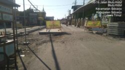 Progres Capai 56 Persen, Jalan Sidokumpul–Blurukidul Ditutup Sementara Demi Percepatan Proyek