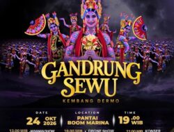 1.300 Penari Bersatu dalam Irama Gandrung Sewu, Bupati Ipuk Saksikan Latihan di Stadion Diponegoro
