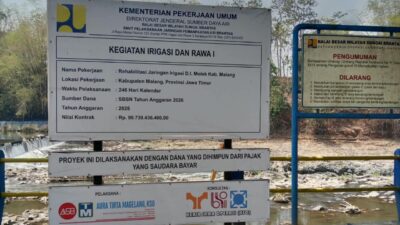 Dituding “Proyek Siluman”, Kontraktor Irigasi Molek Rp99,7 Miliar Akhirnya Buka Suara