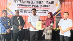 Pemdes Randupitu Bagikan 800 Sertifikat PTSL 2026, Warga Dapat Kepastian Hukum Tanah