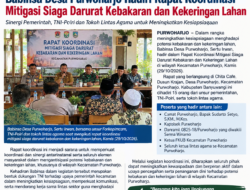 Antisipasi Kebakaran dan Kekeringan, Babinsa Purwoharjo Perkuat Sinergi Lintas Sektor